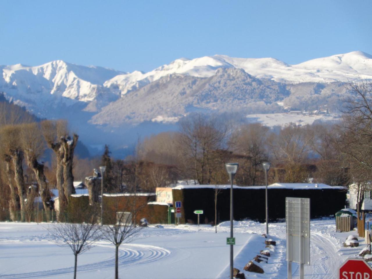 Logis Hotel Le Beau Site Chambon-sur-Lac Bagian luar foto